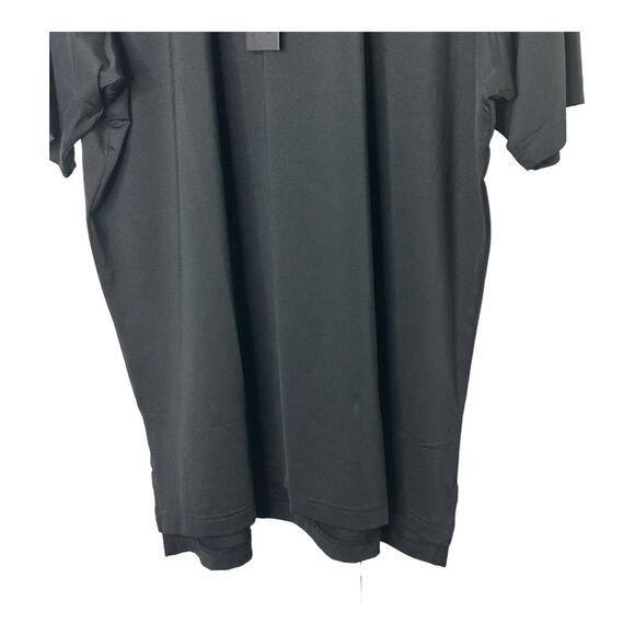 F&G Tech Black Solid Tech Jersey Polo Shirt Men's Size XL New - Picture 5 of 7
